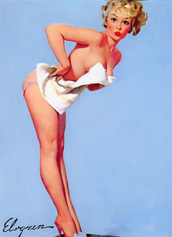Gil Elvgren: The right Scale (1960)